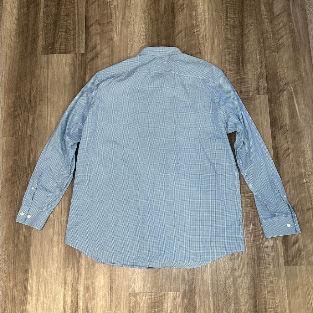 Michael Michael Kors Gingham Tailored Double Pocket Long Sleeve Button Down - XL - Picture 3 of 8